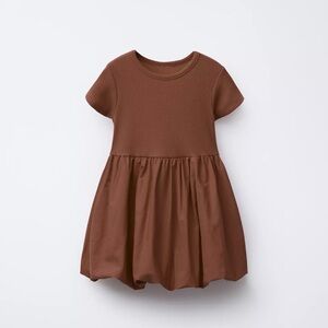 Zara Kids Brown Balloon Dress